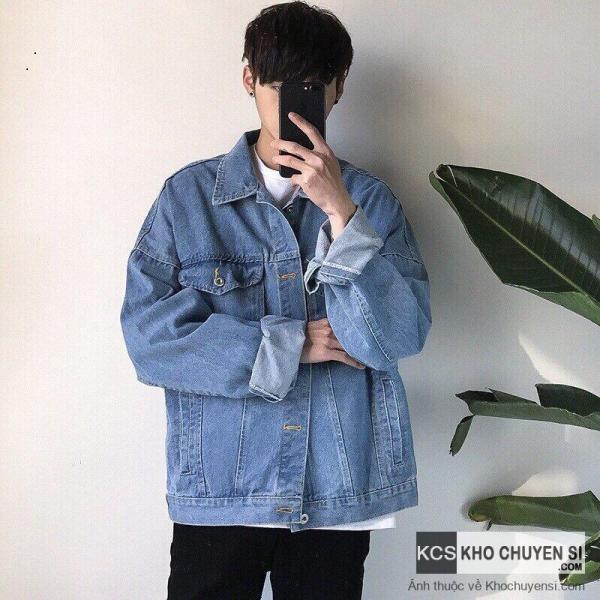 Áo Khoác Jean Nam Thời Trang ST 28N XANH - Siêu Thị Online 247