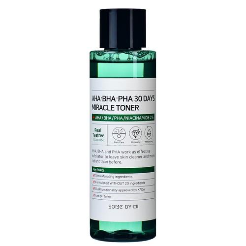 Toner Nước Hoa Hồng Ngừa Mụn SOME BY MI AHA-BHA-PHA 30Days Miracle