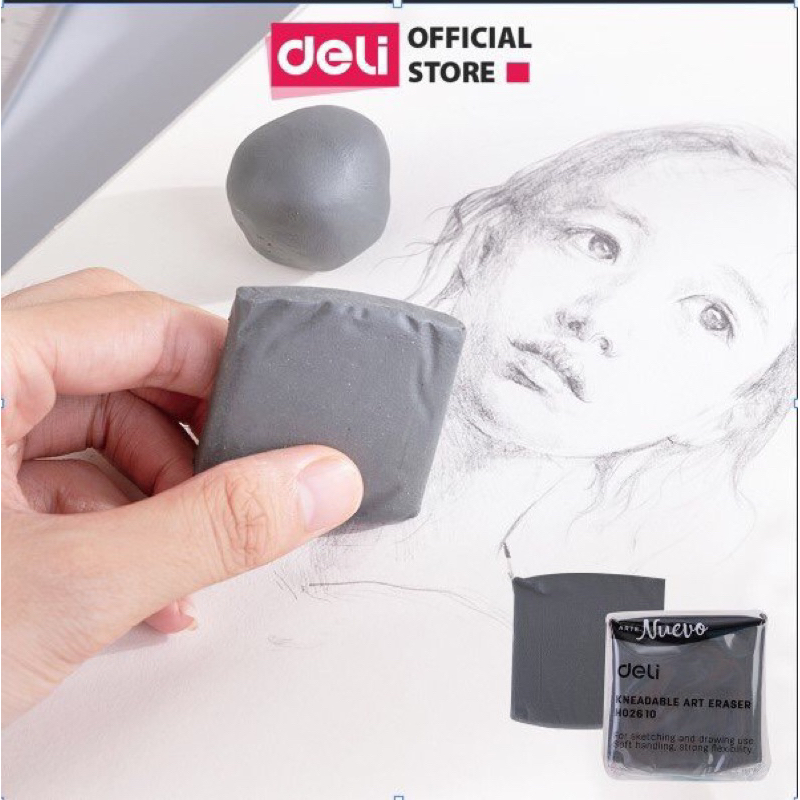 Gôm tẩy đất sét deli