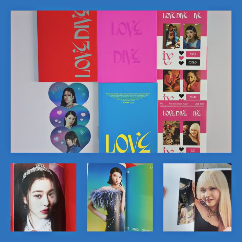 Album ive love dive không photocard