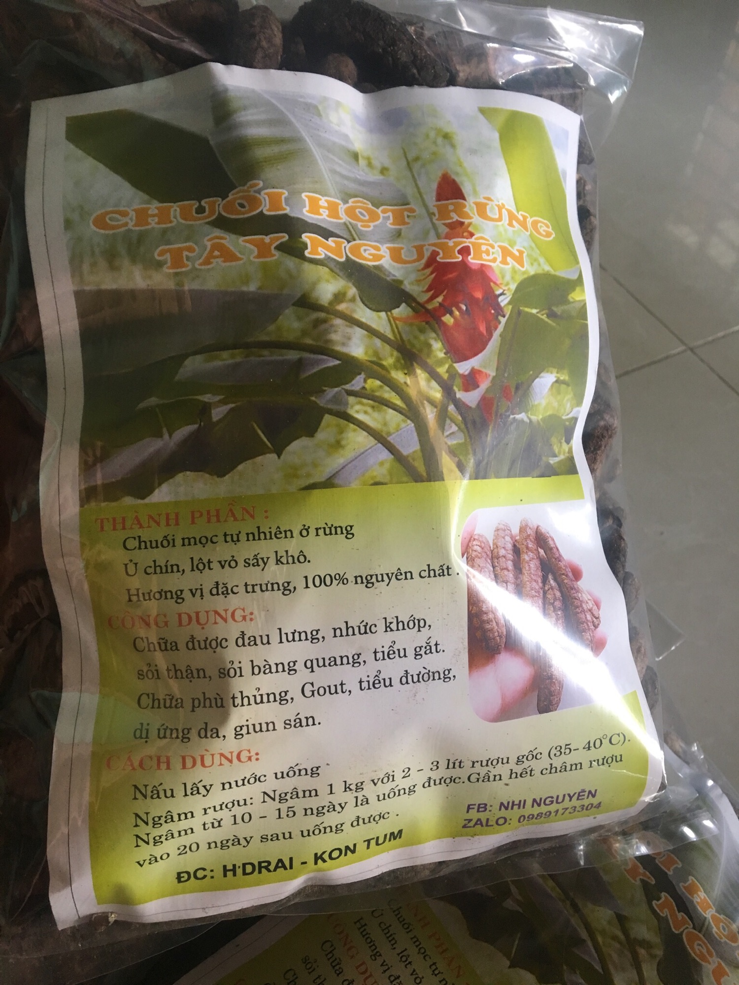 Chuối hột rừng