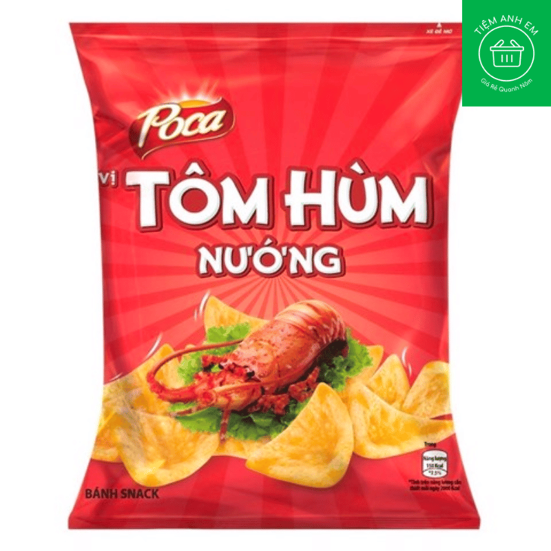 Snack Poca Tôm Hùm Nướng gói 75g