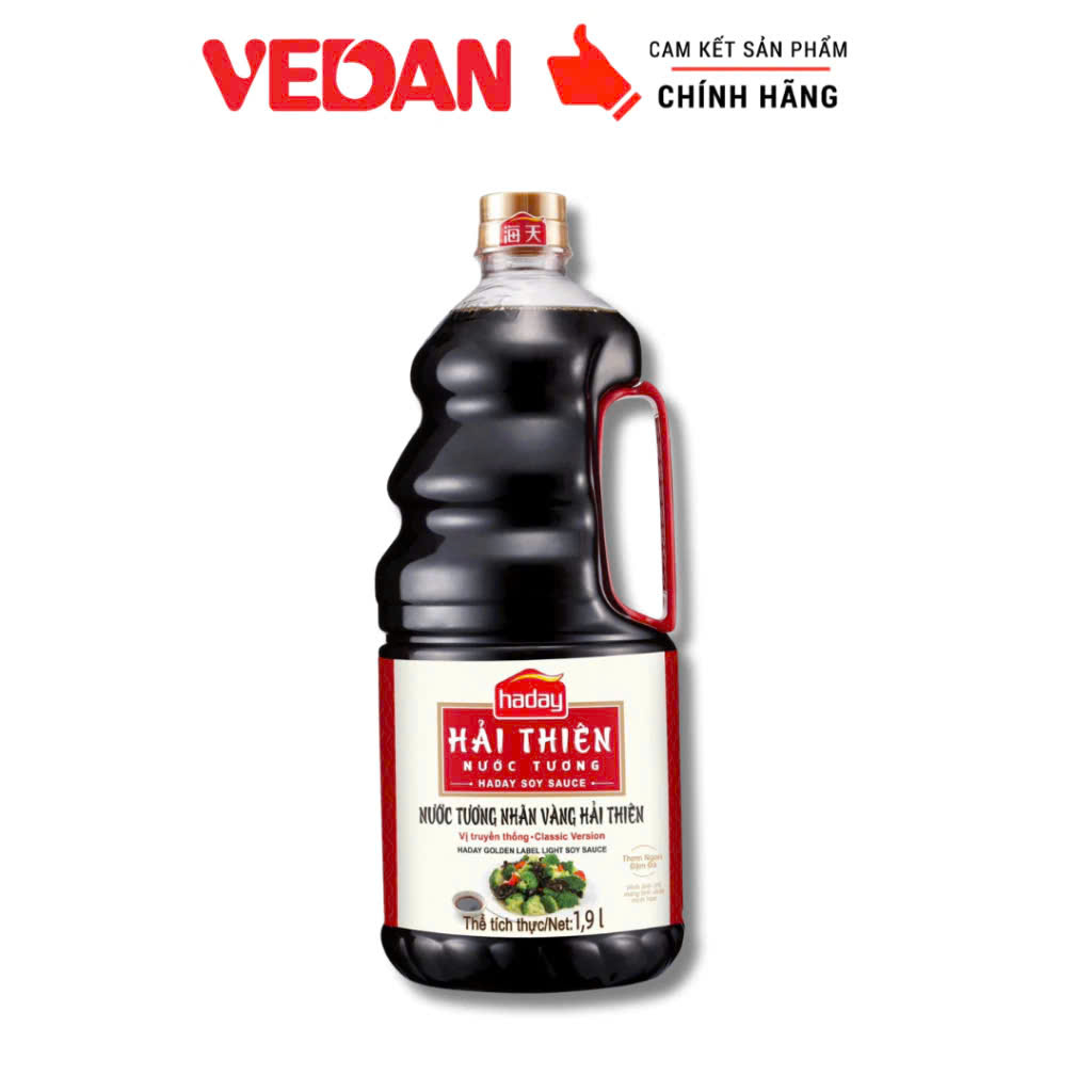 Nước Tương Nhãn Vàng HADAY 1,9L