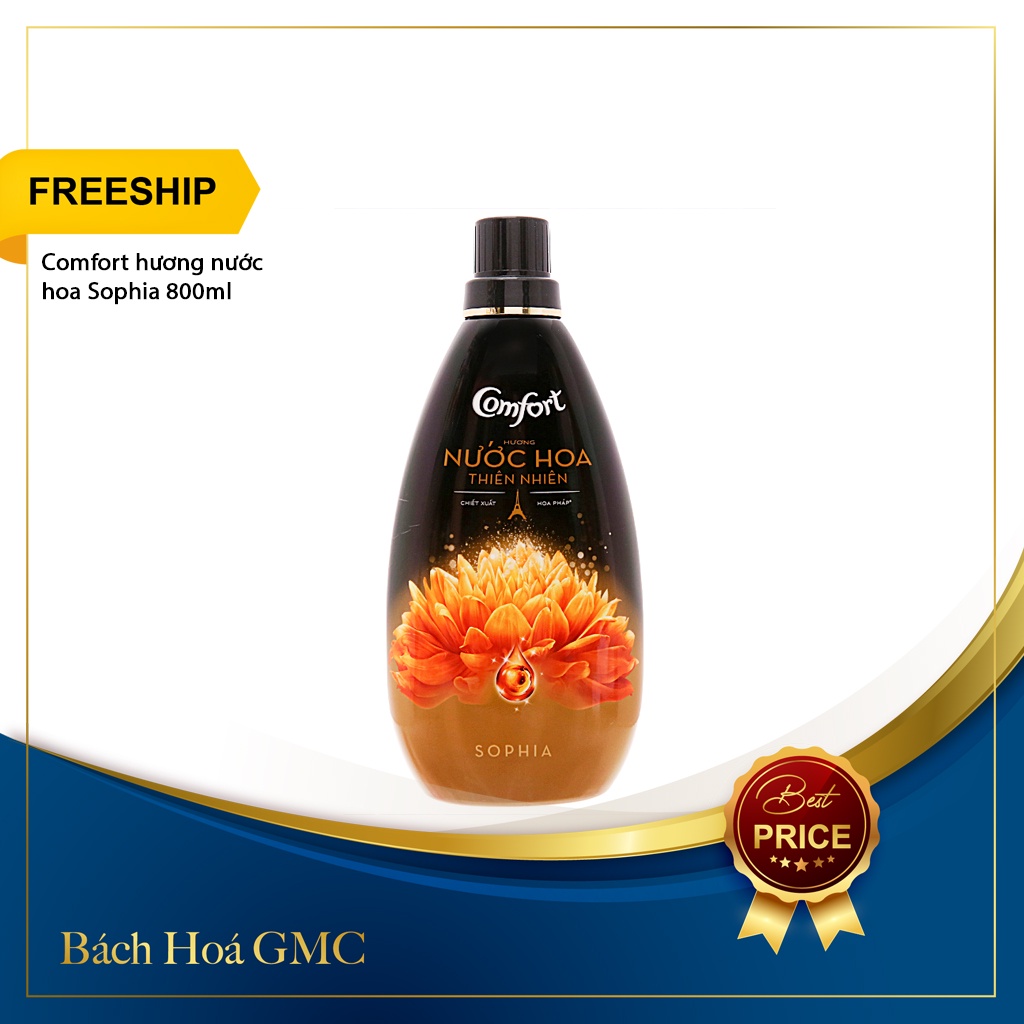 Nước xả Comfort hương nước hoa Sophia 800ml