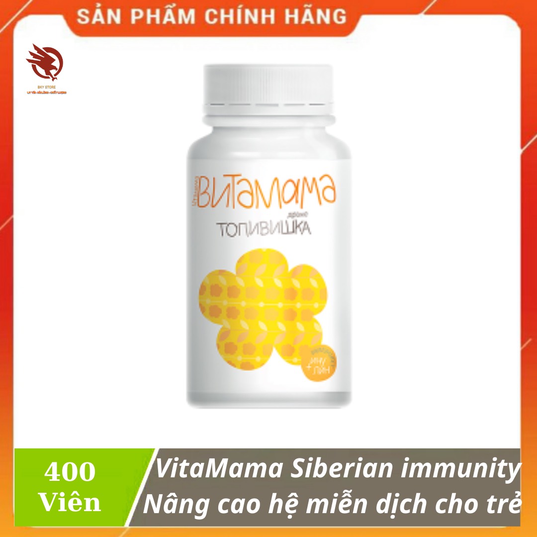 HCM CHÍNH HÃNG  - Thực Phẩm VitaMama Siberian immunity sweets nâng cao sức