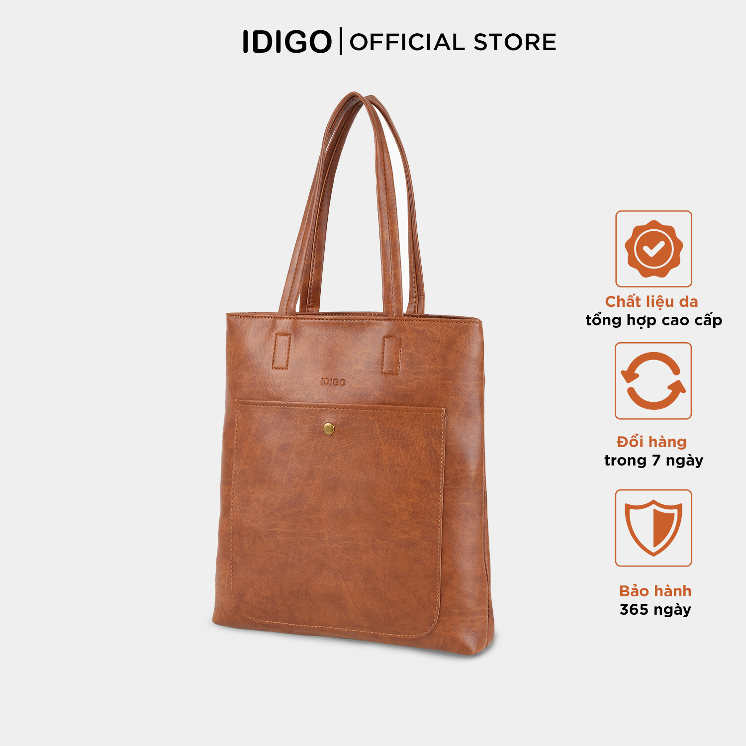 Túi đeo vai nữ dáng đứng năng động idigo fb2 - 1229 - 00