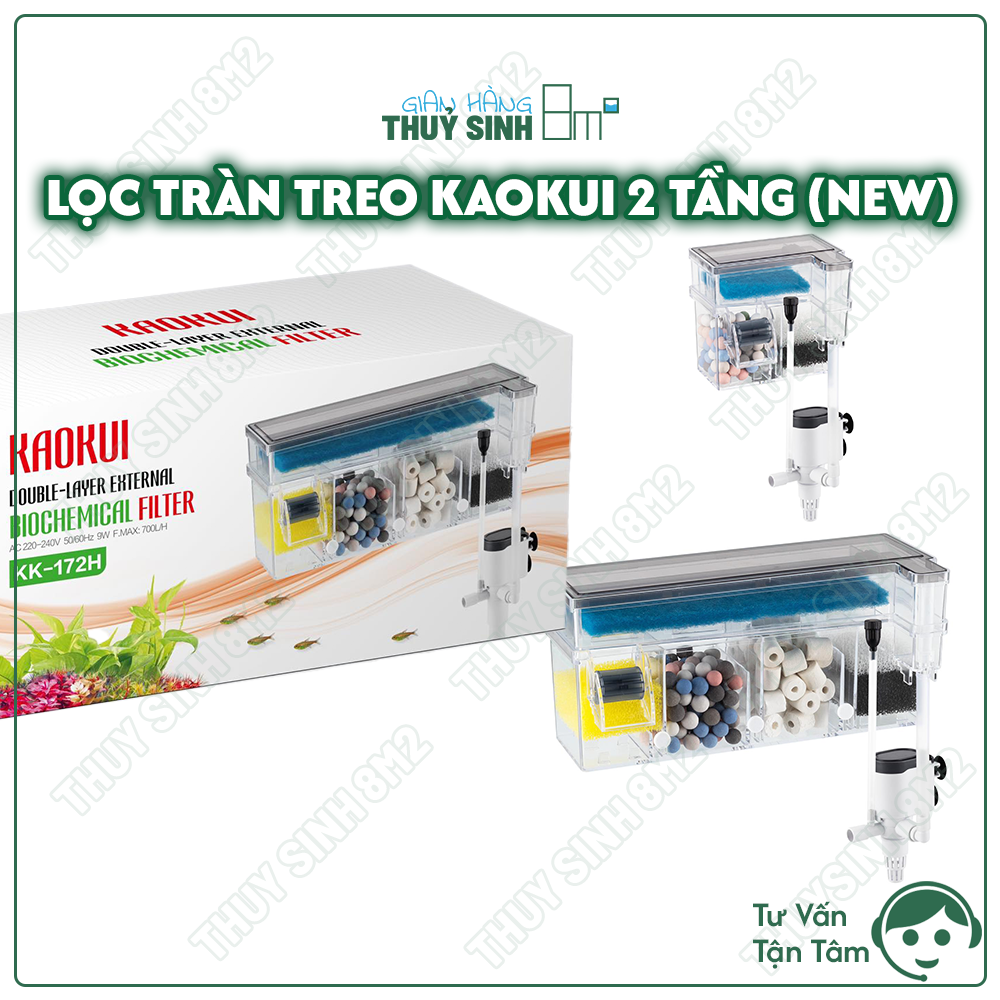 Lọc Tràn Treo 2 Tầng KAOKUI 3 In 1, Thế Hệ Mới | Tiện Lợi, Hiệu Quả, Bình Dân | 8m2