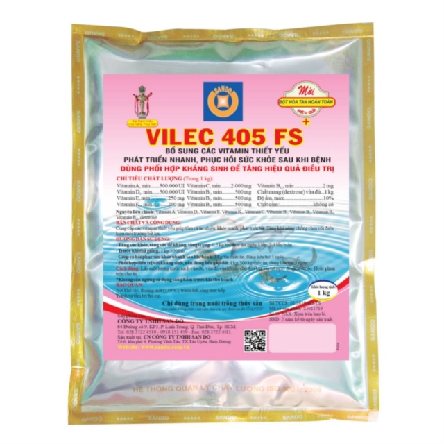 VITLEC 405 - Hổ trợ tạo trứng cho thủy sản đặc biệt cho lươn