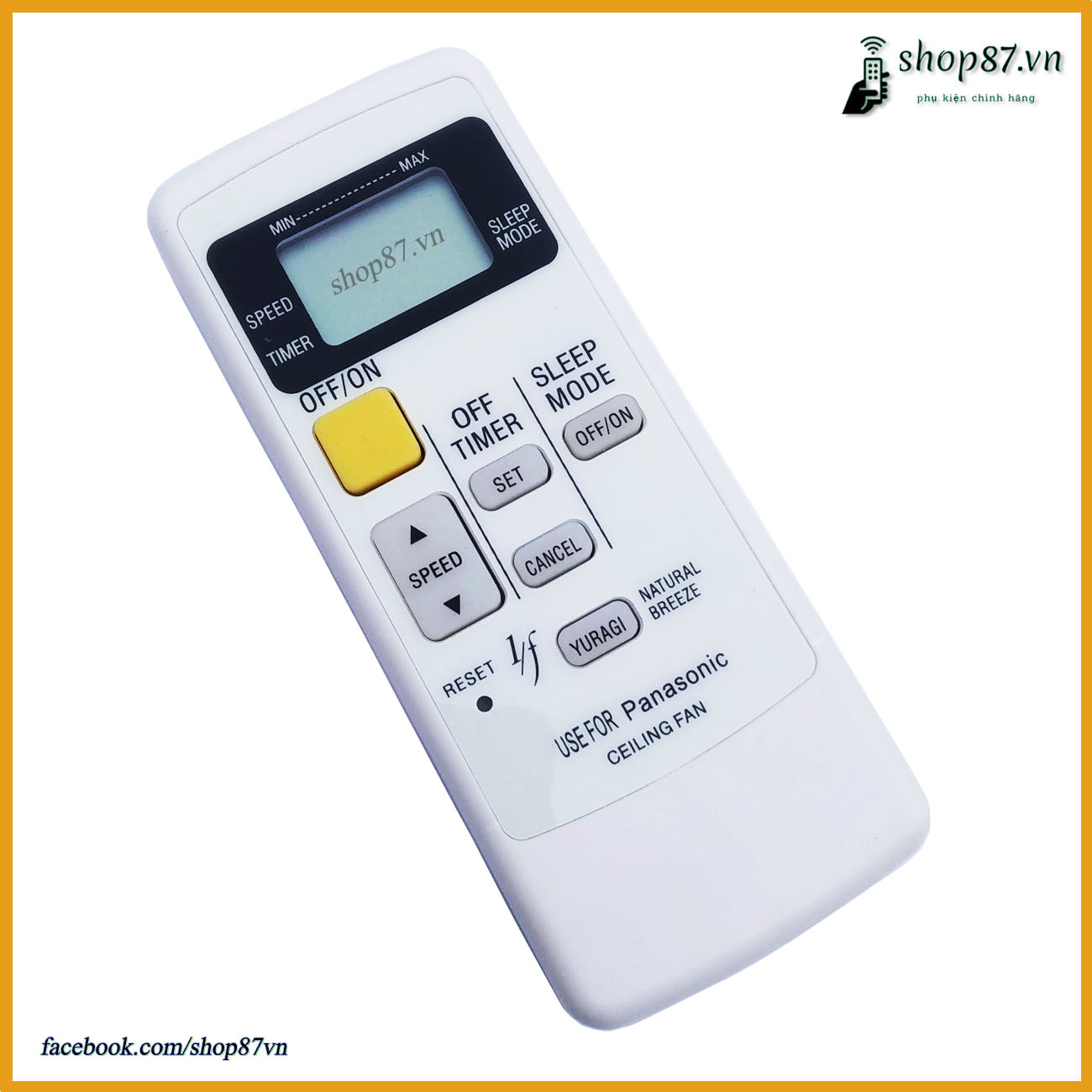 Điều khiển quạt trần Panasonic 5 cánh F-60WWK và P-60WWK