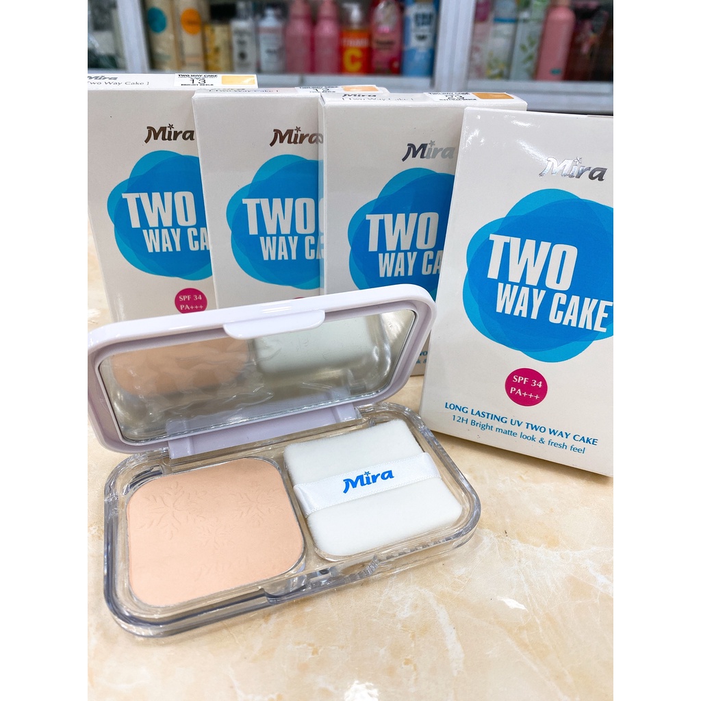 Phấn nén trang điểm mira two way cake hàn quốc 12g