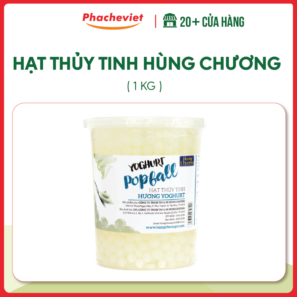 Hạt thủy tinh hùng chương đủ vị 1kg