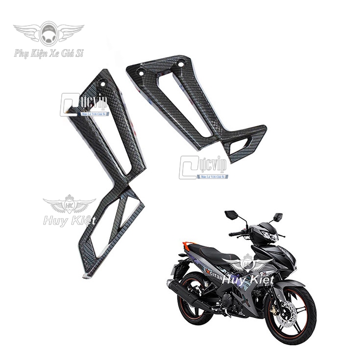 Ốp Gác Chân Sau Exciter 150 (2015 - 2020) Carbon MS3184