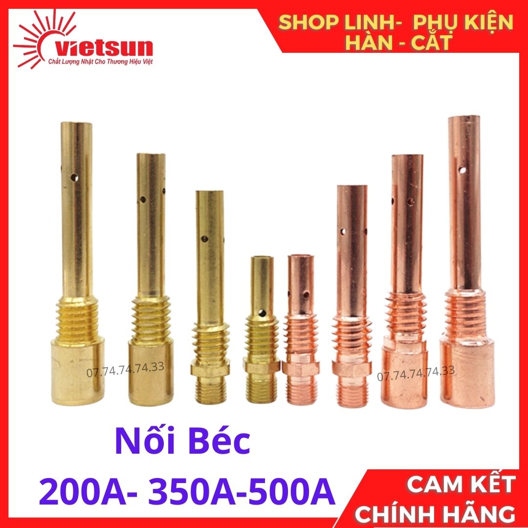 Nối béc hàn mig kiểu pana 200a 350a 500a