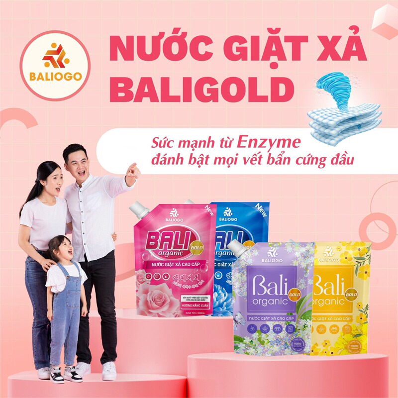 1 Thùng Nước giặt xả Baliogo _Lưu hương lâu, đậm đặc