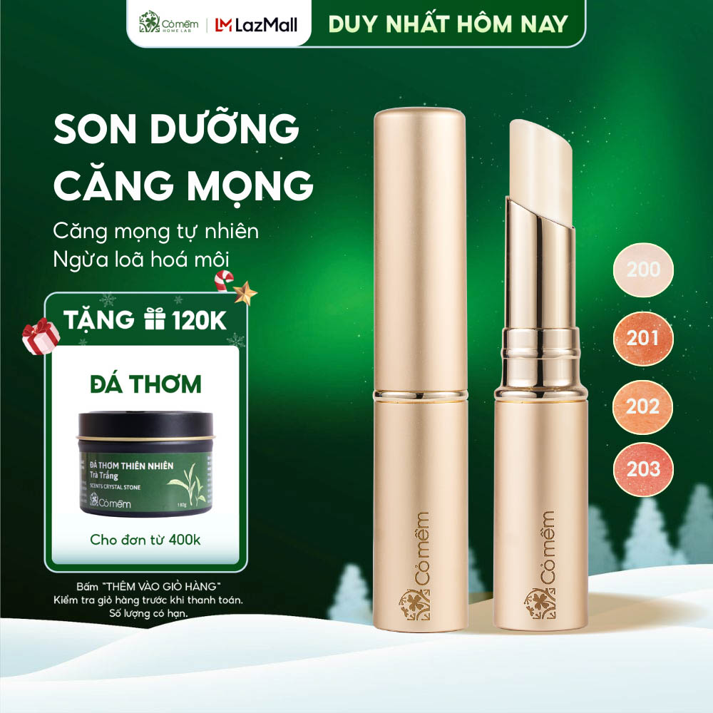 Son dưỡng môi Nhiên Cỏ Mềm chứa Maxilip giúp dưỡng ẩm giảm nếp nhăn và ngừa lão hoá môi 3g