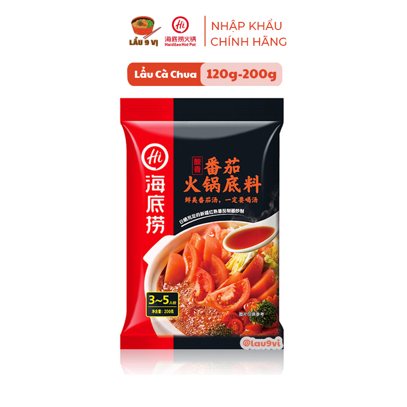 Cốt lẩu cà chua haidilao - gia vị lẩu haidilao