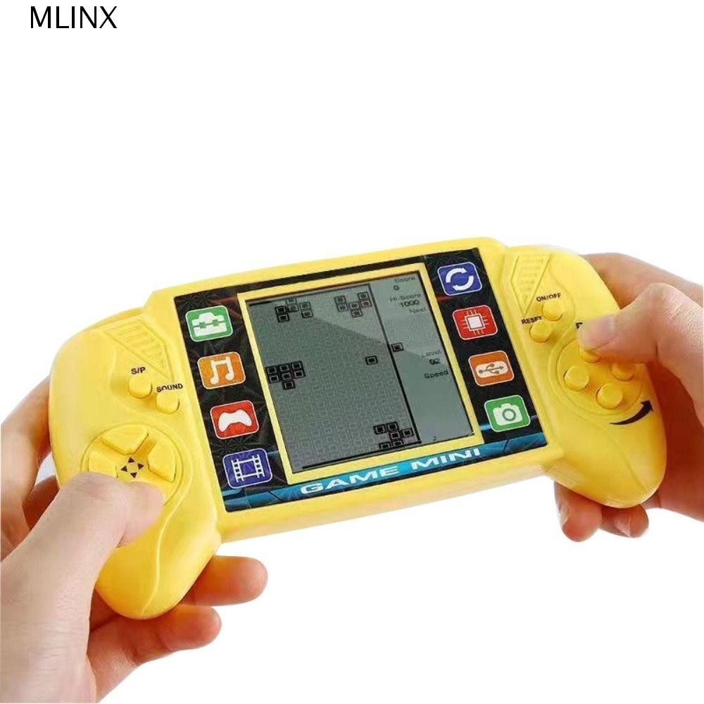 Máy chơi Game gạch MLINX Trẻ em Niềm vui cổ điển với nhạc Playback Pocket Máy chơi Game Máy chơi Game Đồ chơi điện tử Máy chơi Game cầm tay
