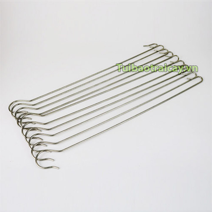 5 Móc inox 2 đầu treo chậu lan dài 45cm - VTK13