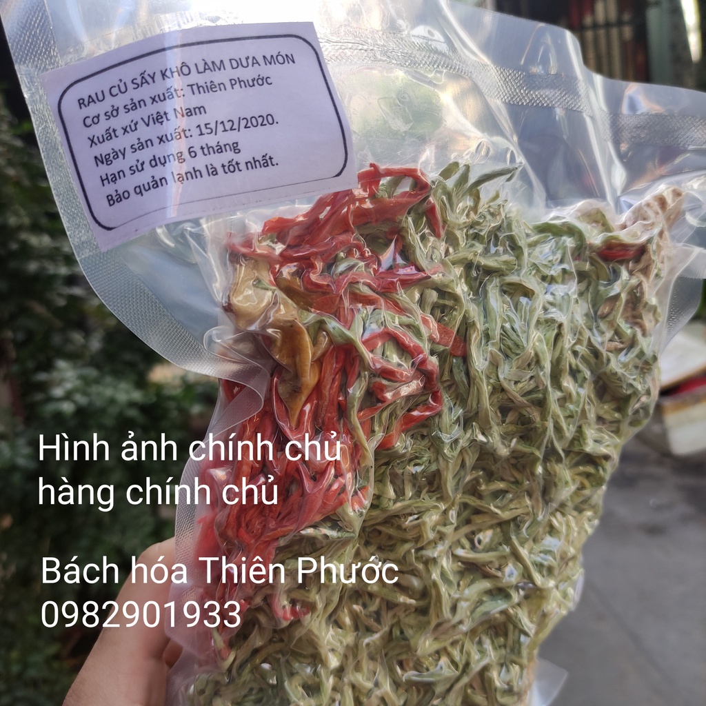 dưa món khô - gói 1kg ép chân không xuất đi Mỹ, châu âu