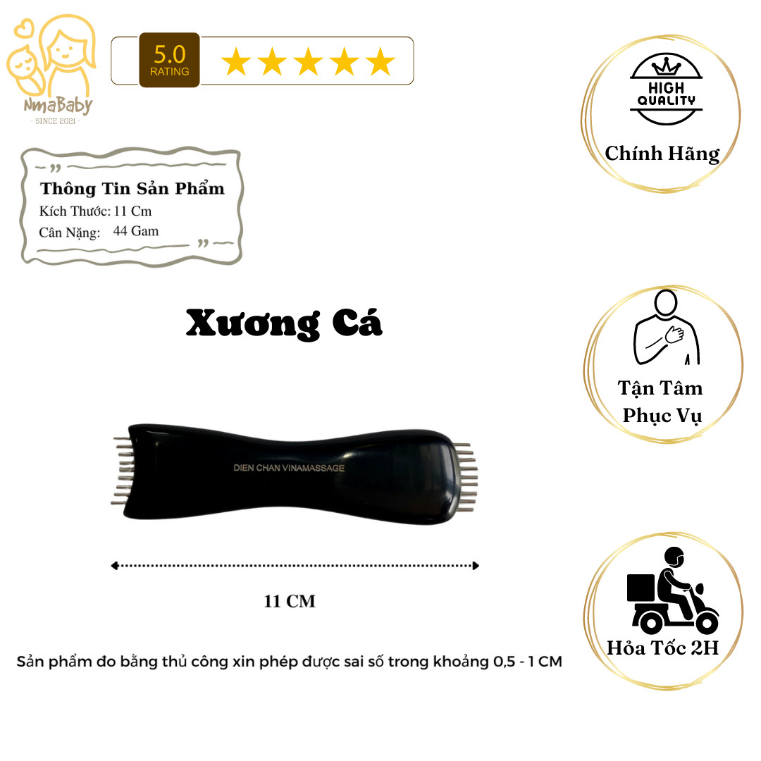 Dụng cụ diện chẩn - xương cá - hãng vinamassage
