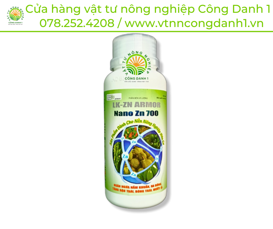 Nano Zn 700 của An Phát Nông, sản phẩm dành cho nông nghiệp hữu cơ