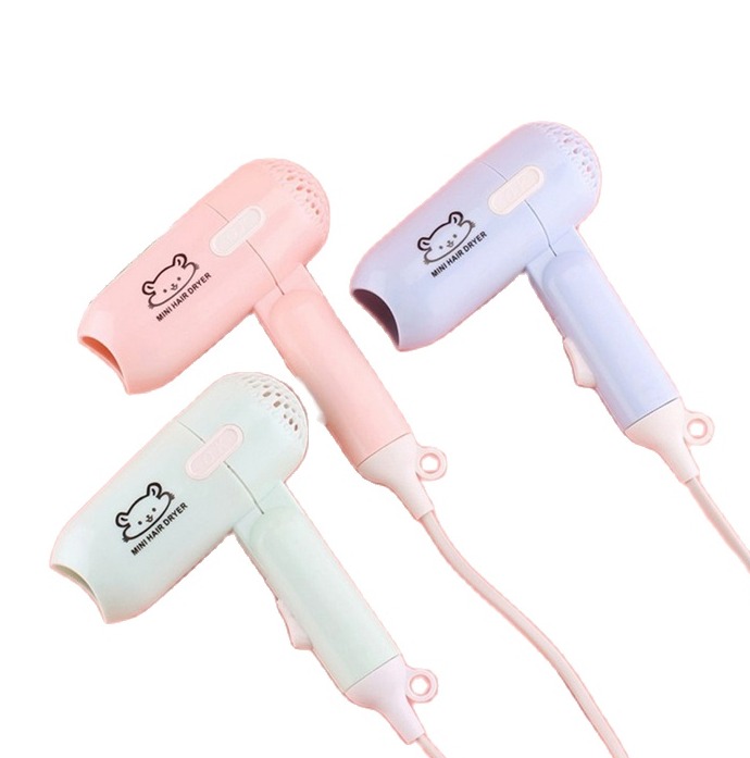 Máy sấy, Máy sấy tóc, Máy sấy mini cho bé, Máy sấy tóc du lịch nhỏ gọn, tiện dụng nhiều màu dễ thương