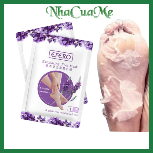 [HCM]Mặt nạ ủ tẩy tế bào chết bàn chân chiết xuất lavender giúp bong tróc tế bào chết mặt nạ tẩy vết chai sần nứt nẻ ở bàn chân mặt nạ giảm nứt gót chân giúp gót chân hồng hào mềm mại