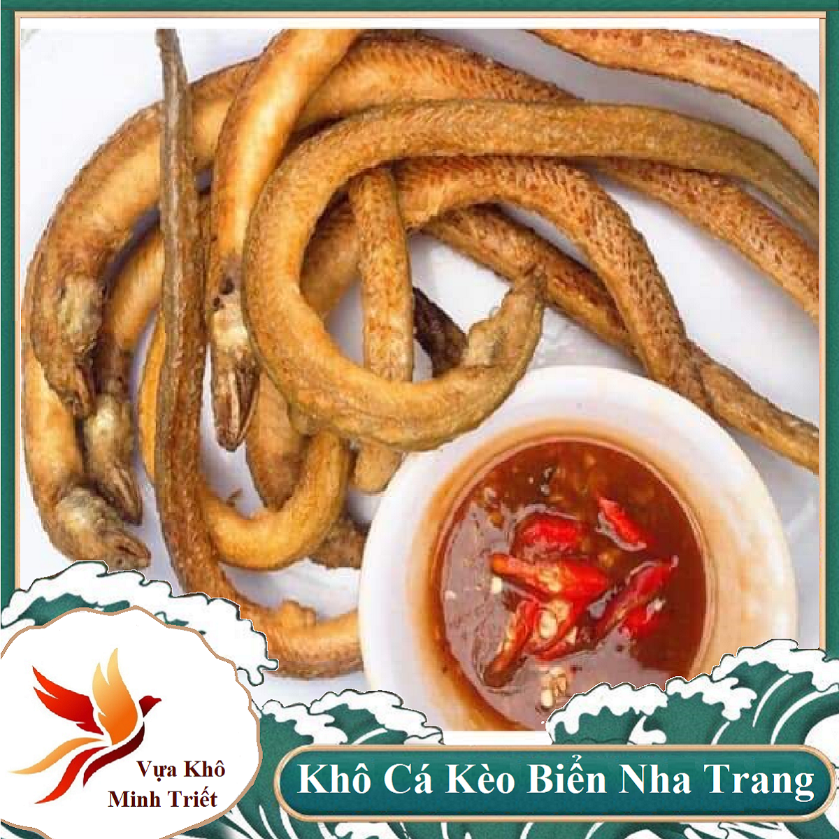 Khô cá kèo biển 1 kg khô cá kèo đặc sản nha trang- vựa khô minh triết