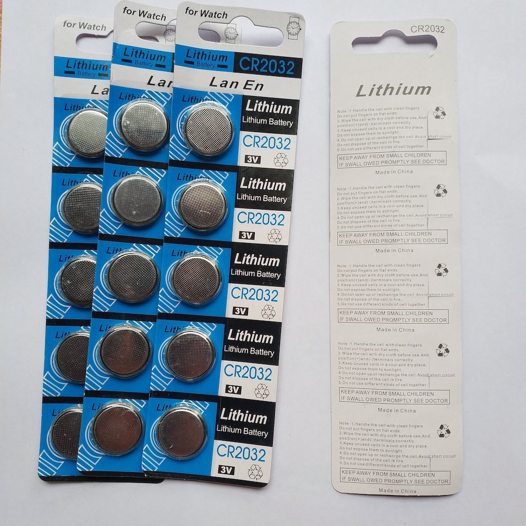 [Combo 100 viên] Pin CMOS CR2032 Lithium 3V dùng cho mainboard bo mạch máy tính, các thiết bị điện tử, cân điện tử, remote điều khiển, máy đo huyết áp