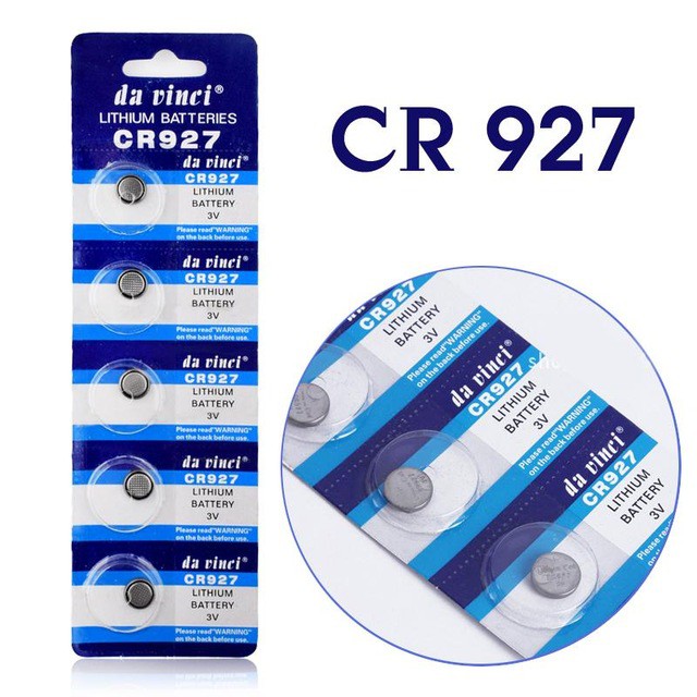 Vỉ 5 viên pin cr 927 lithium battery 3v