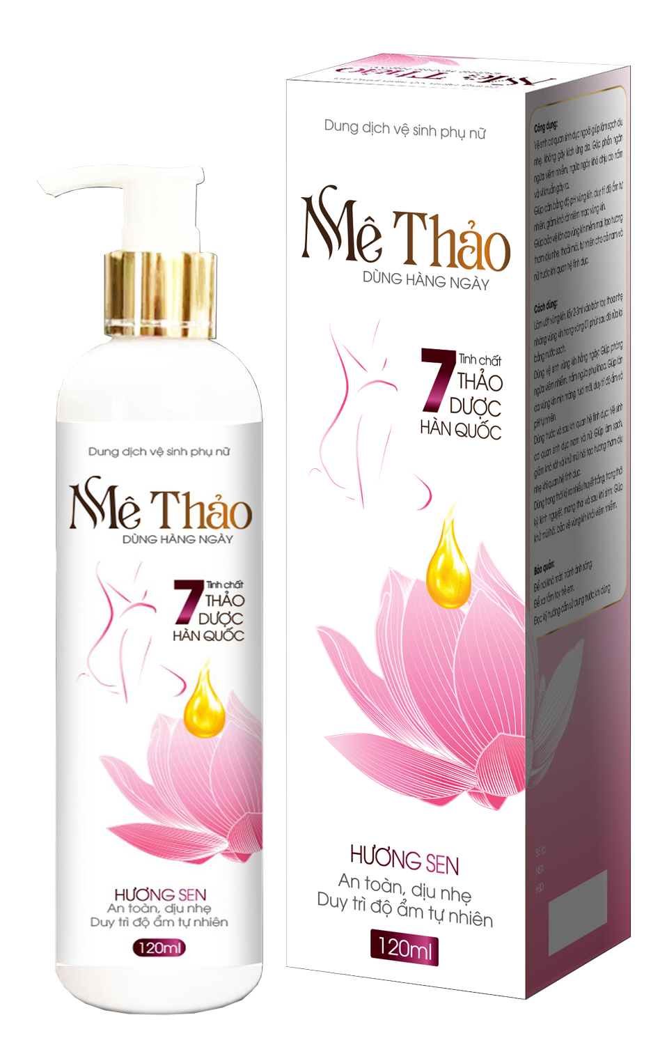 Dung dịch vệ sinh phụ nữ mê thảo dạng gel 120ml