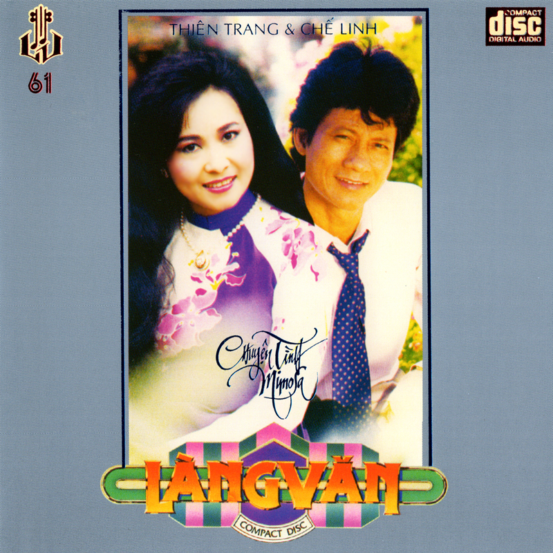 Đĩa cd nhạc vàng chế linh - thiên trang - chuyện tình mimosa