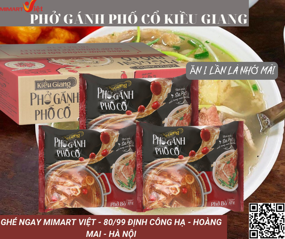 Phở gánh phố cổ kiều giang gói 85g