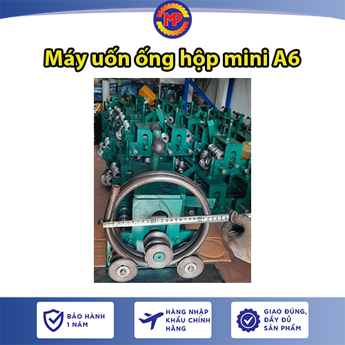 Máy uốn sắt ống và hộp mini a6 thủ công - uốn các ống hộp nhỏ và mỏng kèm lô ống phi 16, 19, 22, 25 và lô hộp 14, 15, 16, 20, 25, 15*30