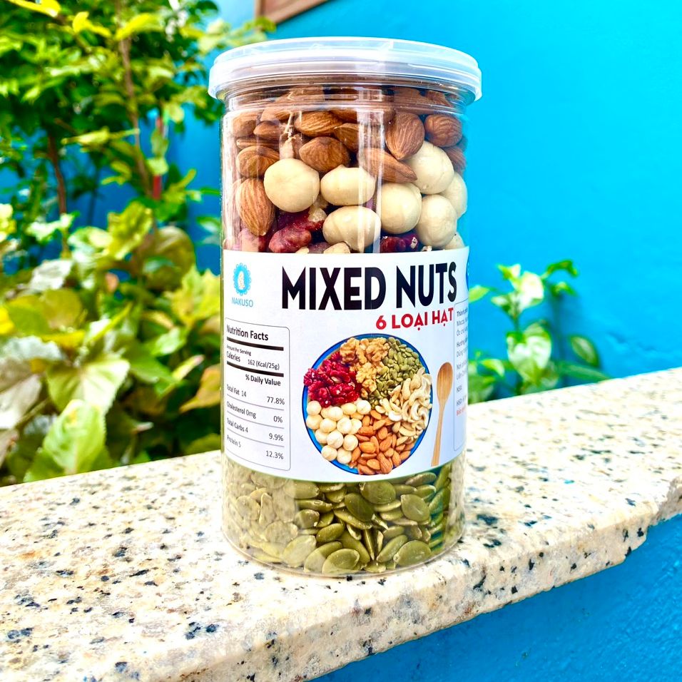 Hạt Mix 56 loại hạt Mixed nuts Hạt Ngũ cốc Dinh dưỡng sấy nguyên vị