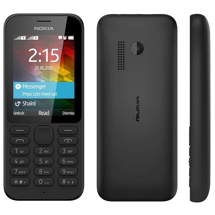 Điện thoại 215 2 sim - màn lớn - pin sạc đầy đủ