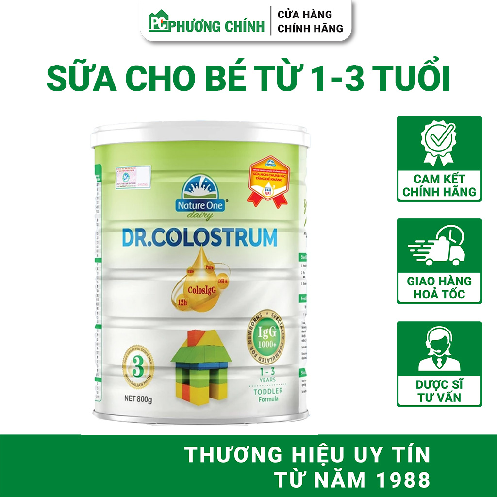 [Date 03/26] Sữa Non Nature One Dairy Dr Colostrum Số 3 Cho Bé Từ 1-3 Tuổi 800g