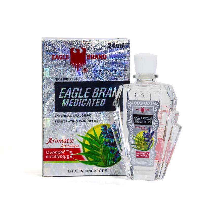 Dầu gió trắng con ó Eagle Branch của Mỹ - 24ml