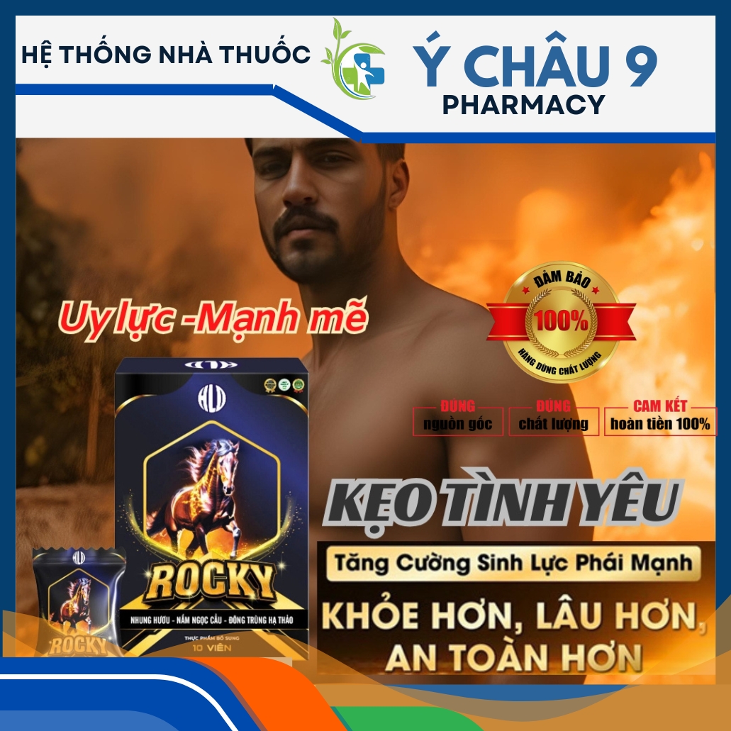 Combo 5 viên Kẹo hương cà phê ROCKY