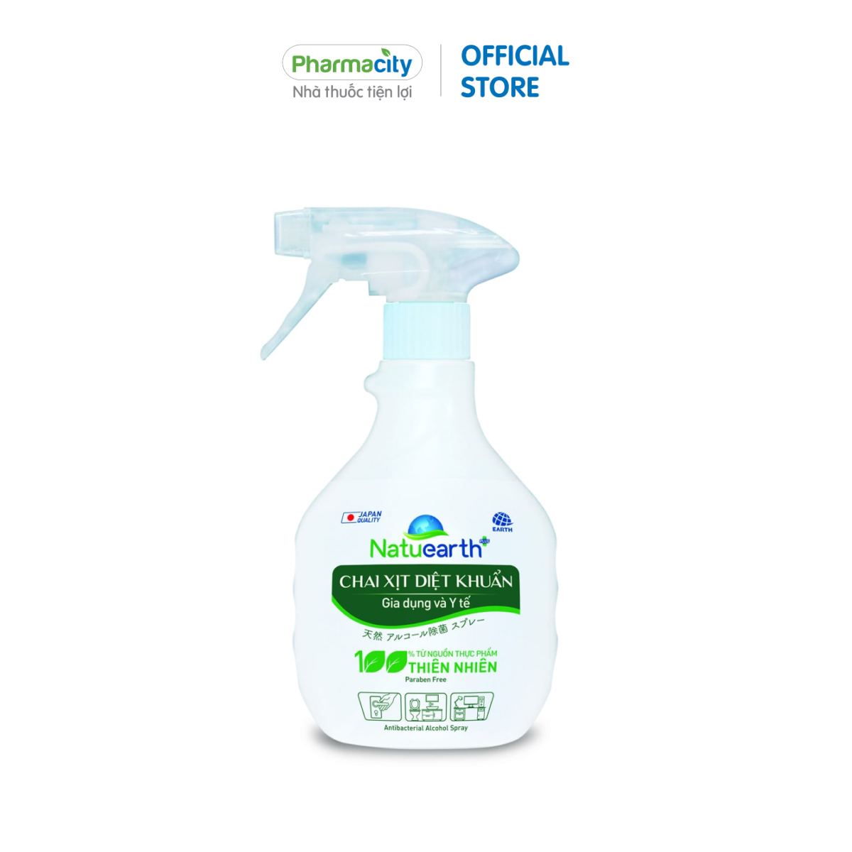 Xịt diệt khuẩn đa năng Natuearth Plus