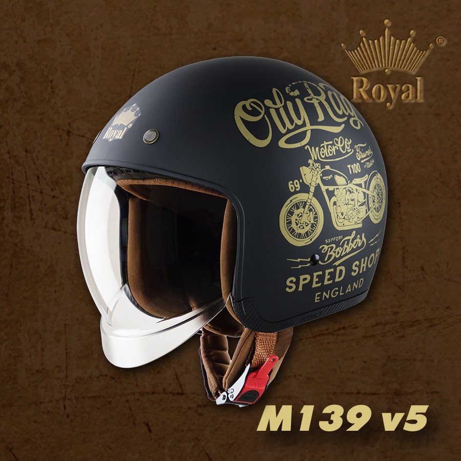 Mũ Bảo Hiểm 3/4 ROYAL M139 v5