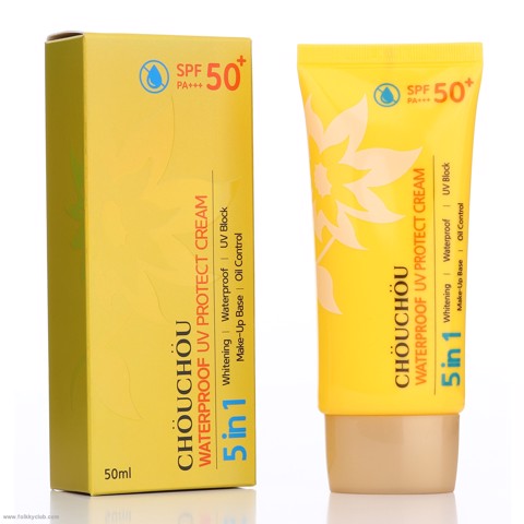 Kem Chống Nắng 5IN1 Chou Chou Waterproof Uv Protect Cream SPF50+