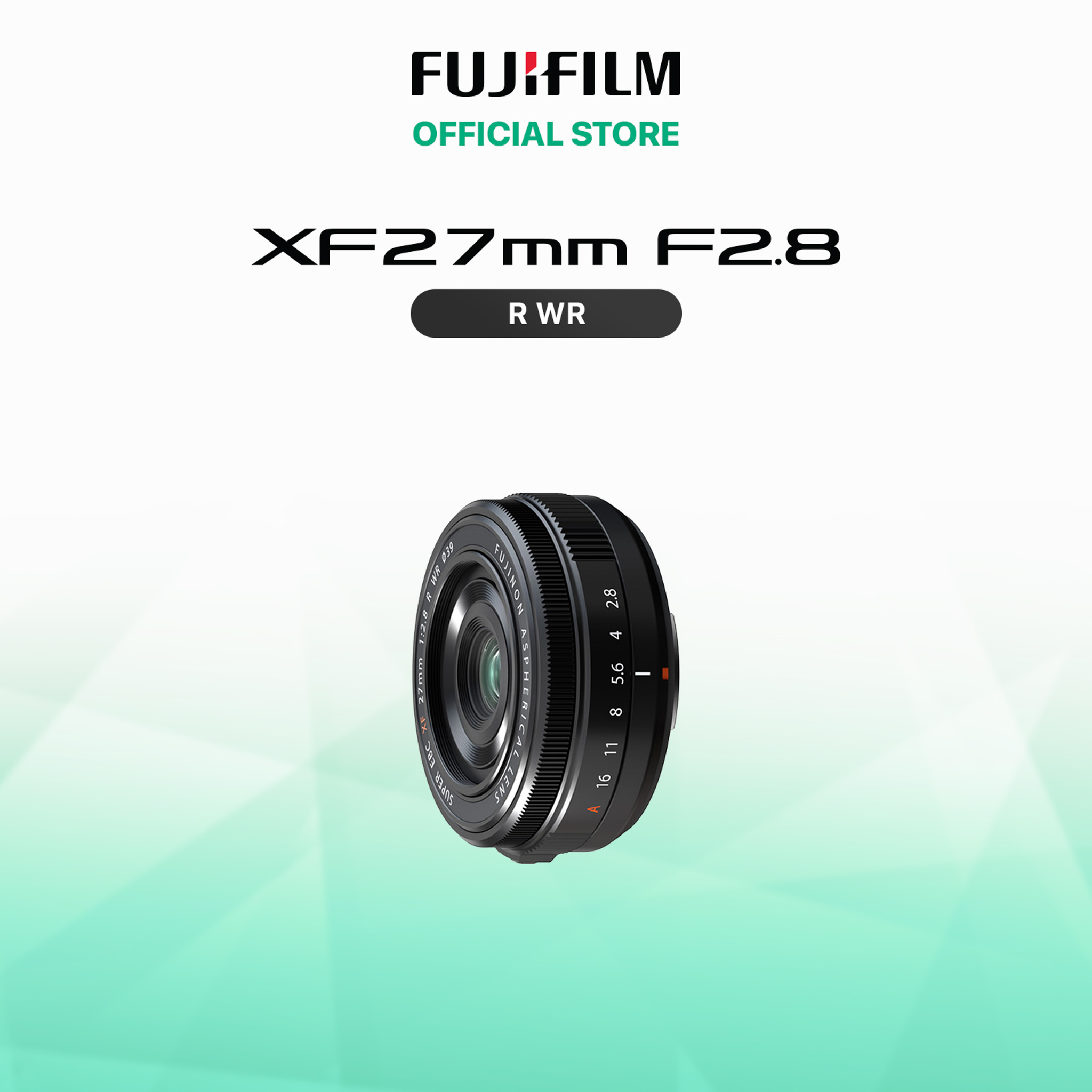 [Trả góp 0%]Ống kính Fujinon XF27mmF2.8 R WR