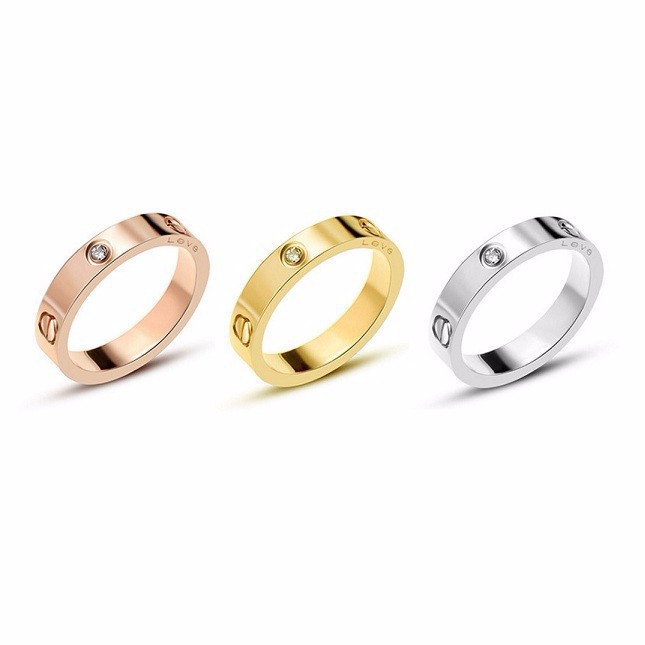 Nhẫn Love Thép Titan Ko Rỉ TT 0560