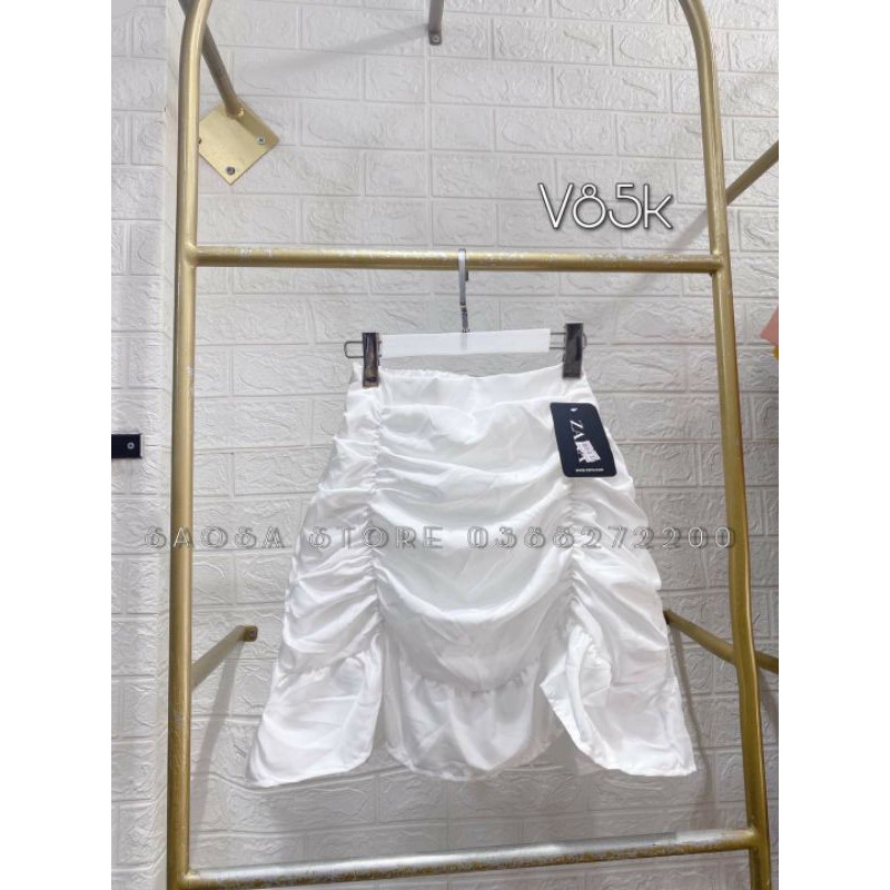 Chân váy nhún đuôi cá xả kho