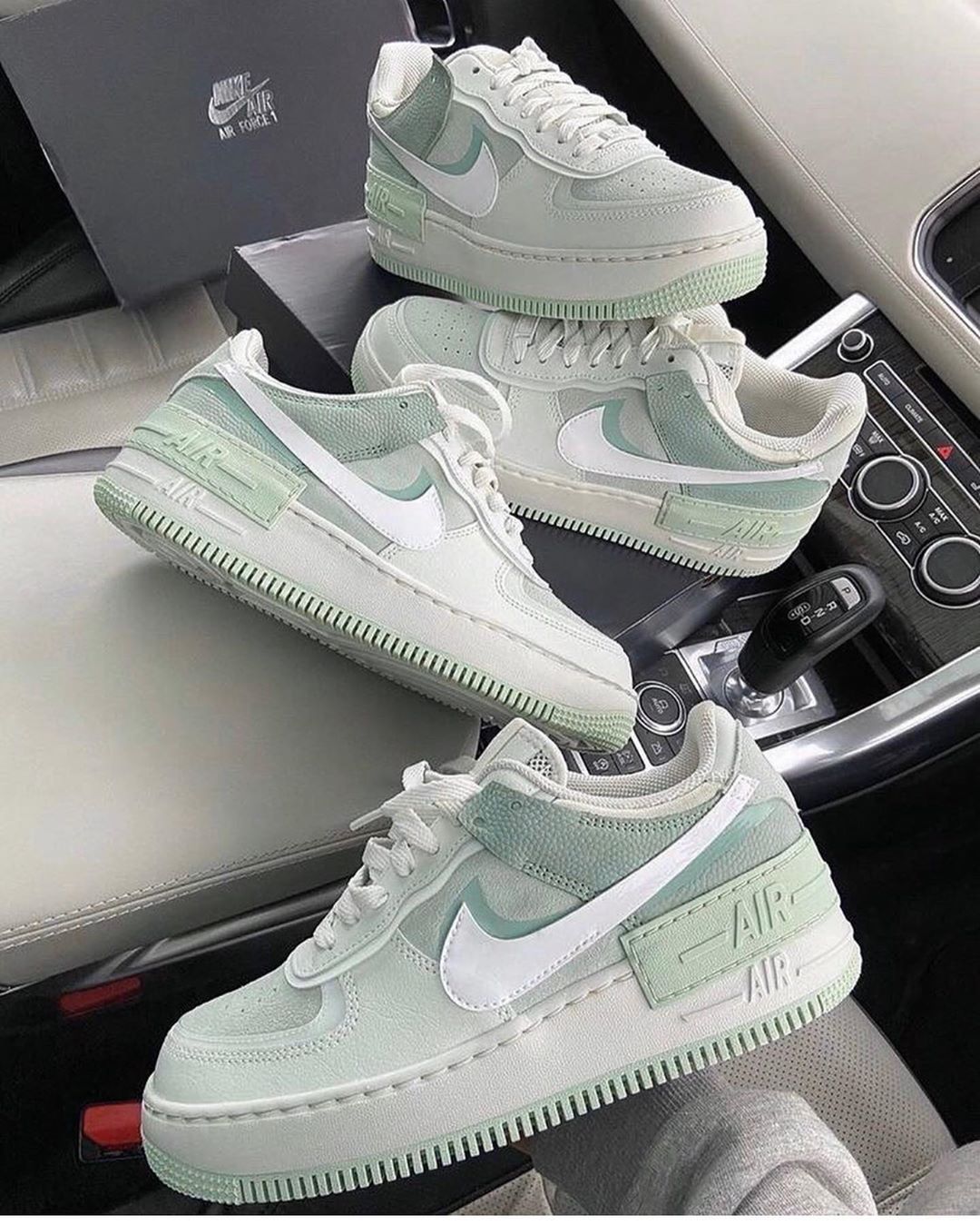 Giày sneaker nữ giày thể thao nữ AF1 màu xanh mint