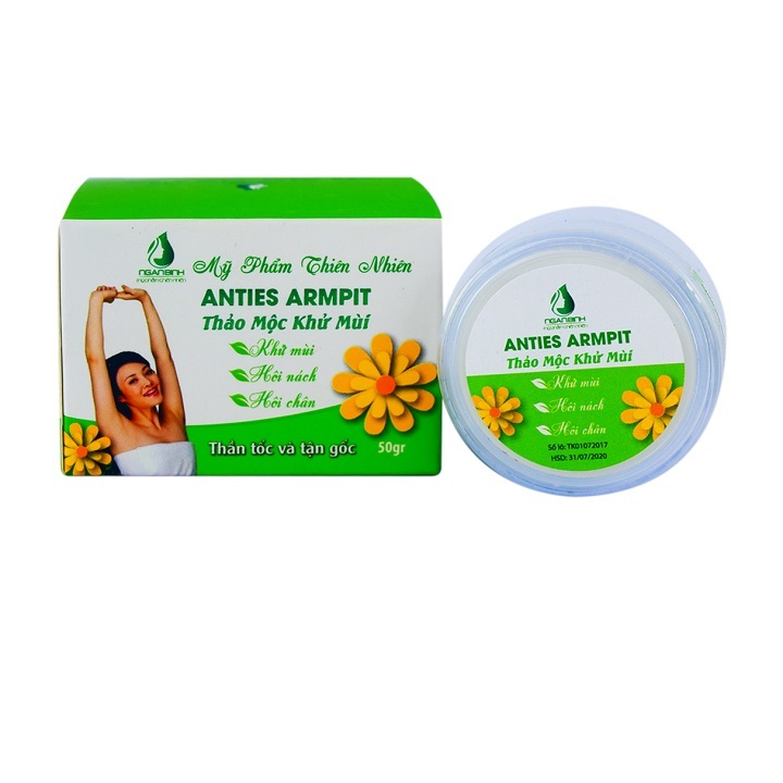 [HCM]Thảo mộc khử mùi hôi Ngân Bình bột khử mùi hôi nách hôi chân khửi mùi hôi cơ thể hiệu quả 50g