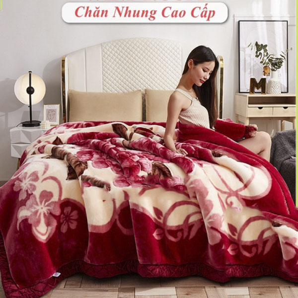 Chăn nhung lông tuyết - chăn nhung mùa đông thành công,loại 2kg, 3kg, 4kg, 5kg