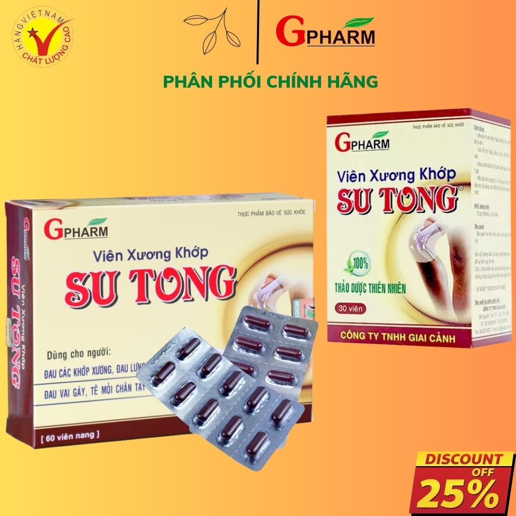 Viên Xương Khớp SUTONG Giúp Giảm Đau Xương Khớp, Tê Mỏi Chân Tay, Làm Chậm Quá Trình Thoái Hóa Xương