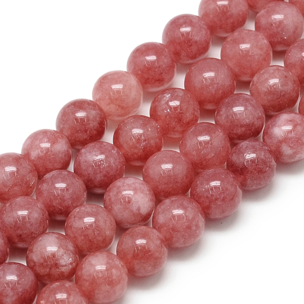 1Strand Natural Rhodochrosite Beads Strands Round Dyed 8x7.5mm Hole 1mm